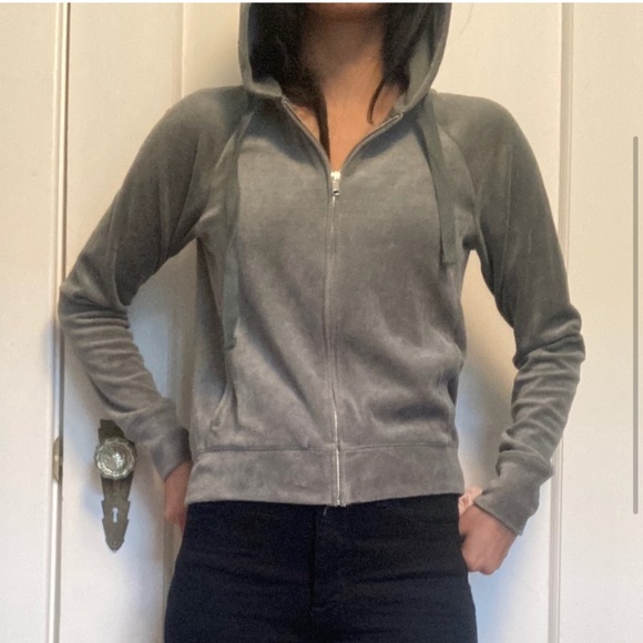 Aerie Velour Zip Up - Picture 3 of 4